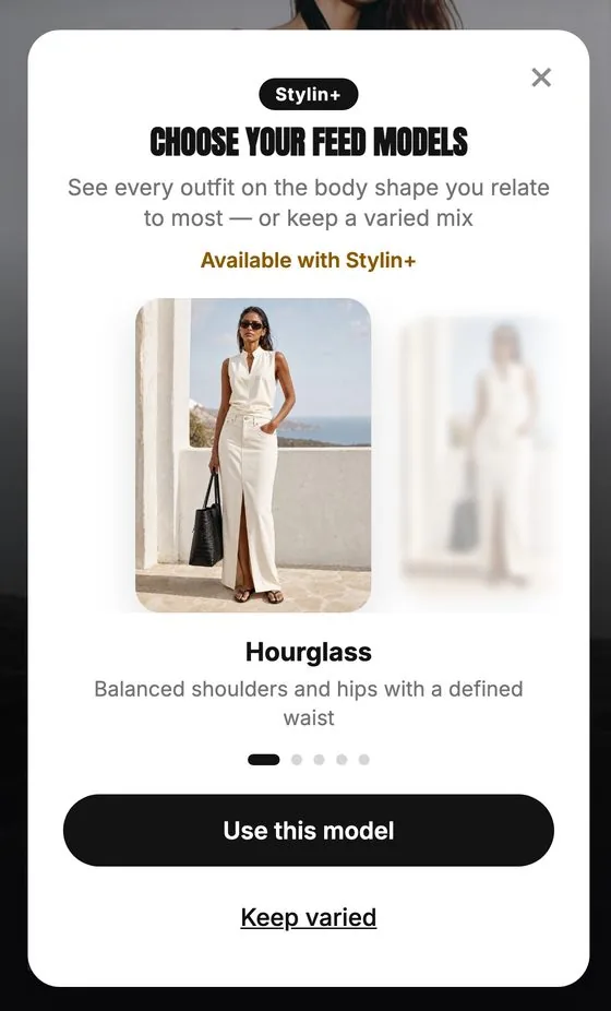 Feed crafted for you — choose the body shape you relate to most